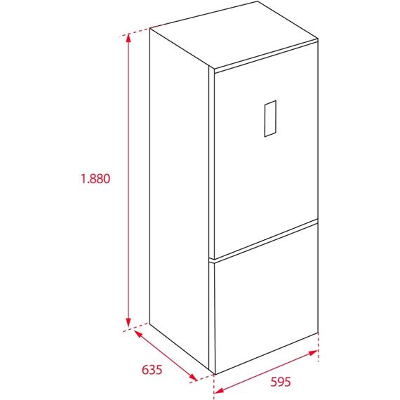 TEKA NFL320 188X60 NF A+ COMBI WHITE