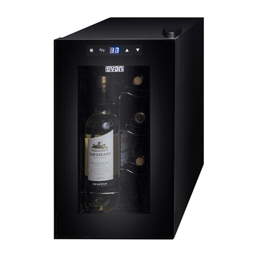 SVAN SVVN008I VINOTECA  8 BOTELLAS 50X25-2X45CM BLACK