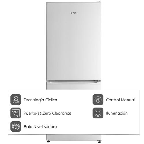 Svan SC145500F 136x55 Frigo Blanco A+/F
