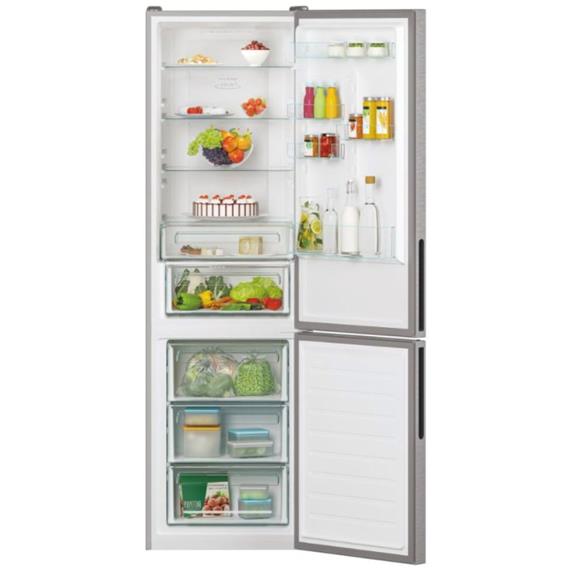 Candy CNCQ2T618EX 185x60 Frigorifico N/F Inox EF.E