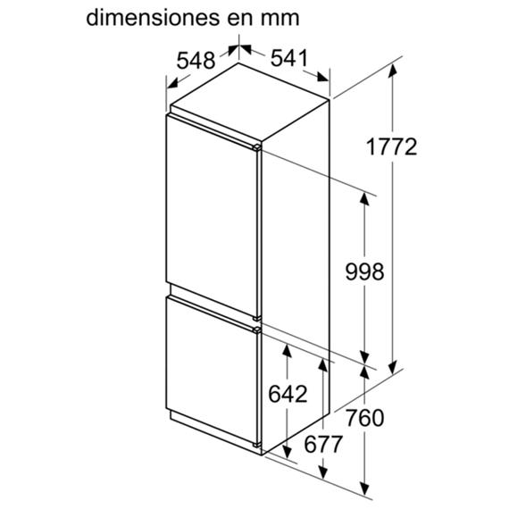 Balay 3KIE711S Frigorífico Combinado
