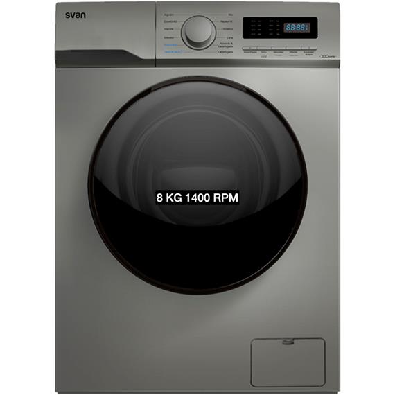 Svan SL8400DIDVBX Lavadora 8kg 1400rpm Inox Display