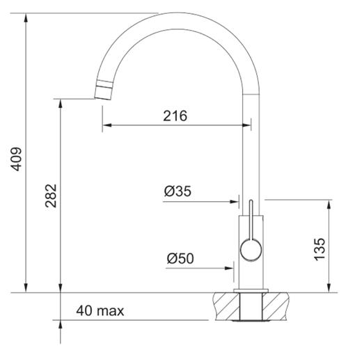 FRANKE AMBIENT 115.0373.926 GRIFO
