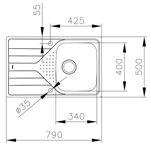 Teka UNIVERSE Fregadero 45 T-XP 1C 1E Rev