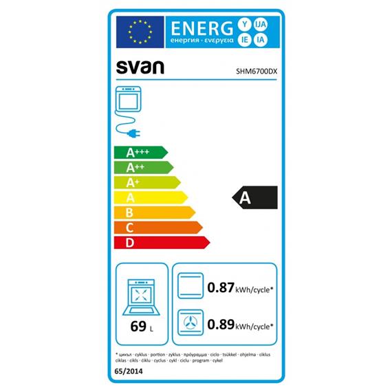 Svan SHM6700DX Horno 6F Digital Inox