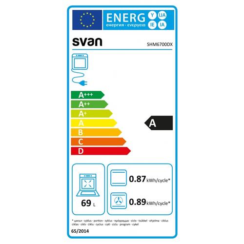 Svan SHM6700DX Horno 6F Digital Inox