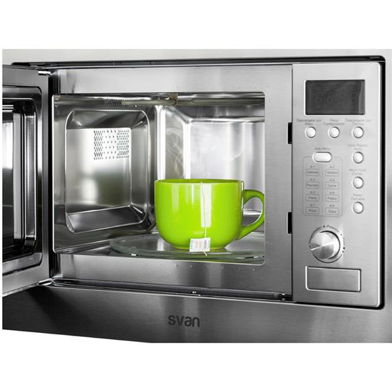 Svan SMWI2800DGX 20L Microondas C/Grill Inox Digital Integracion