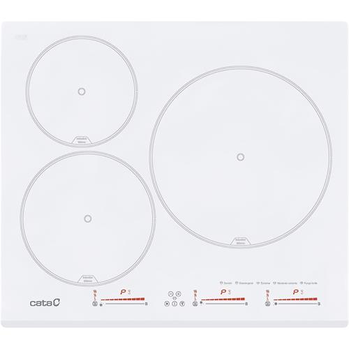 Cata INSB6030WH Encimera 3F Induccion Blanca