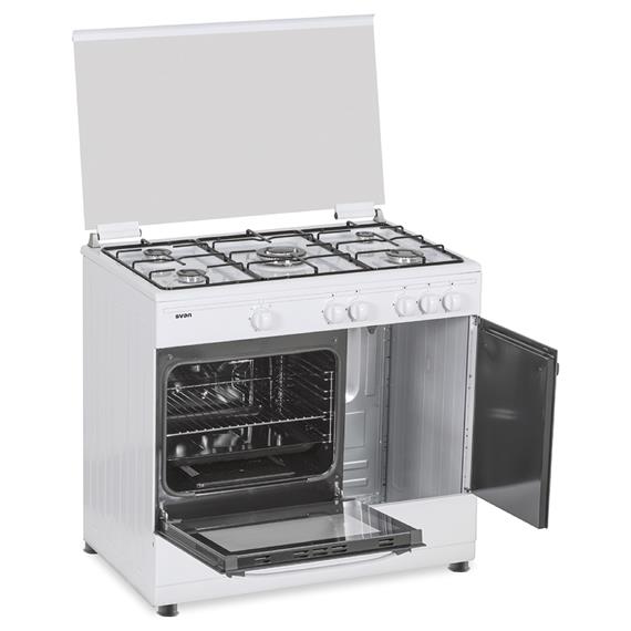 Svan SKGW5900PB Cocina Gas 87,6X89,7X62,7 59L Blanco