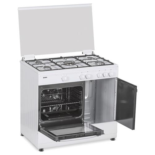 Svan SKGW5900PB Cocina Gas 87,6X89,7X62,7 59L Blanco