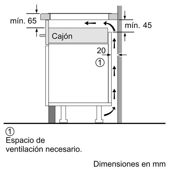 Siemens EH631BJB6E Encimera 3F Inducción