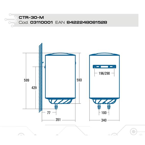 CATA CTR-30-M TERMO STANDARD 03110001