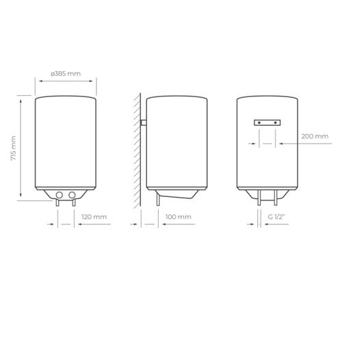 SVAN SVTE50A3 47 LITROS TERMO VERTICAL
