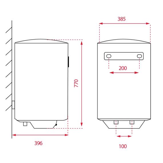 Teka EWH50C Termo 50L Vertical