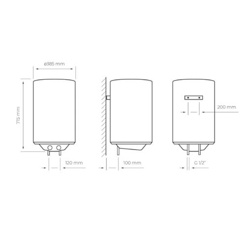 Svan ST5000 Termo electrico Vertical 50L 1500w