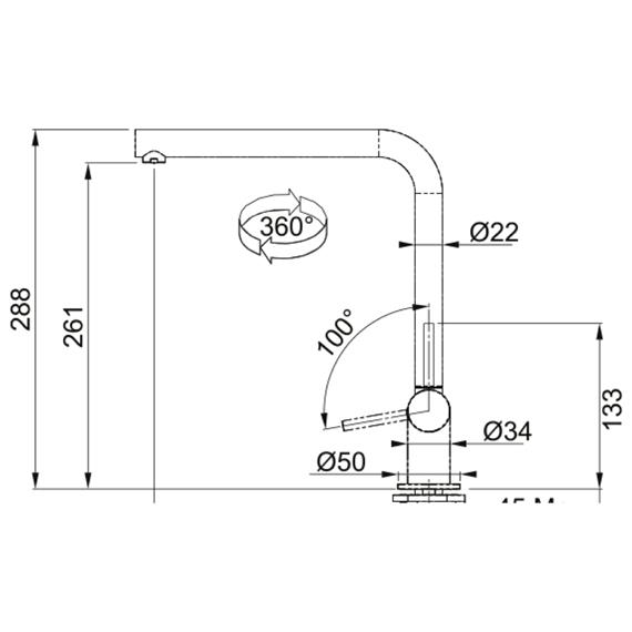 FRANKE Neptune Evo Pull Out Grifo 1150564812