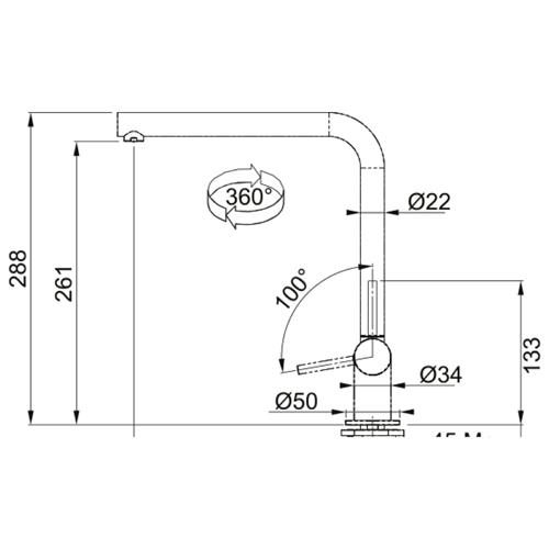 FRANKE Neptune Evo Pull Out Grifo 1150564812