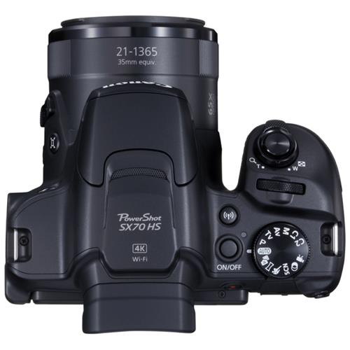 Canon Powershot SX70 HS 65X ZOOM 4K ULTRA HD Negra
