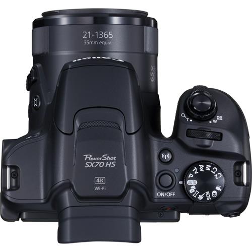 Canon Powershot SX70 HS 65X ZOOM 4K ULTRA HD Negra