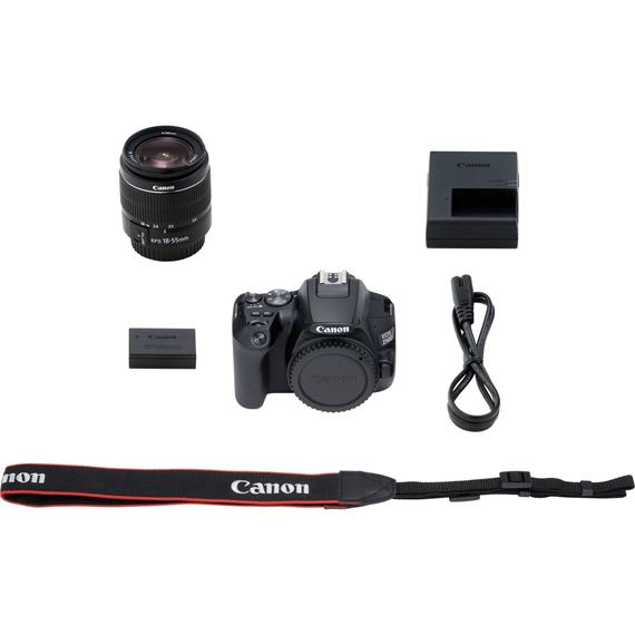 Canon EOS 250D  EF-S 18-55mm DCIII con Funda y Tarjeta