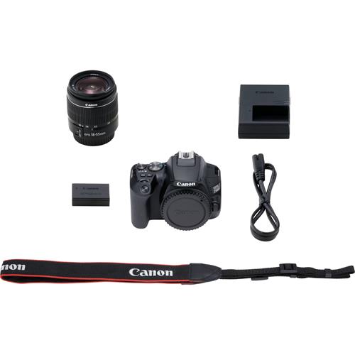 Canon EOS 250D  EF-S 18-55mm DCIII con Funda y Tarjeta