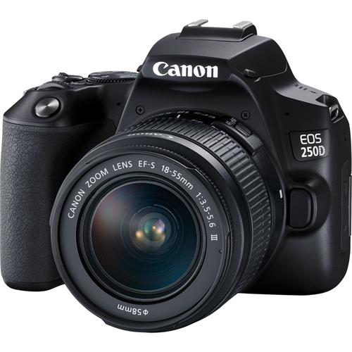 Canon EOS 250D  EF-S 18-55mm DCIII con Funda y Tarjeta
