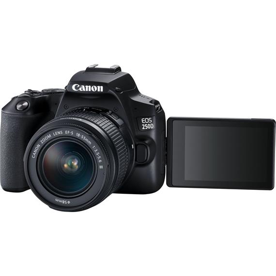 Canon EOS 250D  EF-S 18-55mm DCIII con Funda y Tarjeta