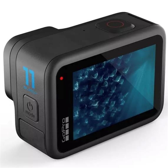 GoPro Hero 11 Black  Cámara de Acción 5.3K 24.7Mp 10 Metros (CHDHX-112-RW)