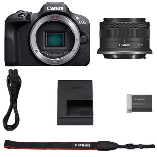 Canon Eos R100+RFS 18-45mm F4.5-6.3 IS STM KIT