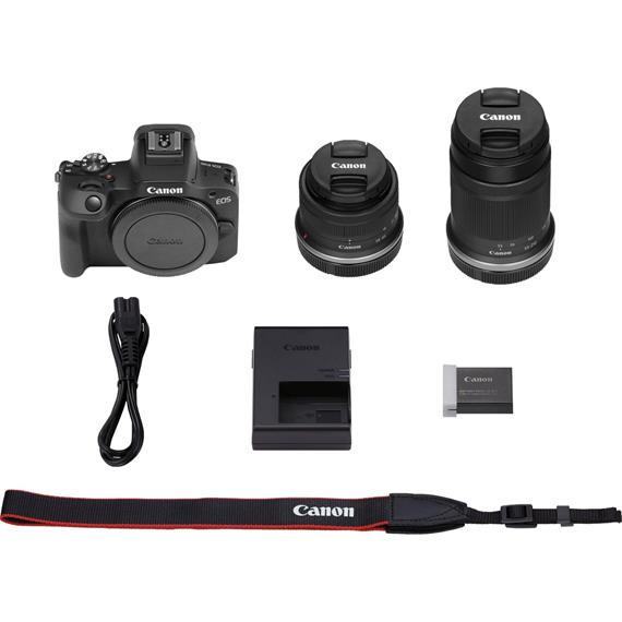 Canon EOS R100 + RF-S 18-45mm IS STM + RF-S 55-210mm IS STM