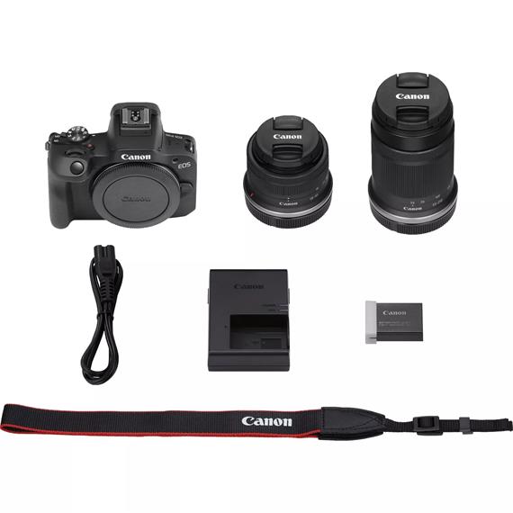 Canon EOS R100 + RF-S 18-45mm IS STM + RF-S 55-210mm IS STM