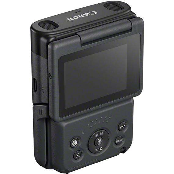Canon PowerShot V10 Kit Vlogging Avanzado Video Cámara Negra