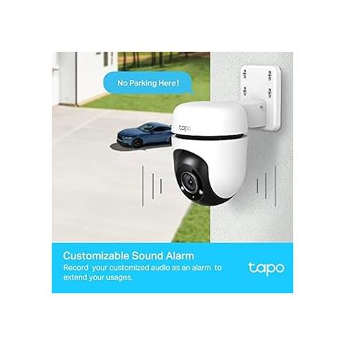 Tp-Link Cámara Vigilancia Exterior Wifi 1080P 360º IP65 (Tapo C500)