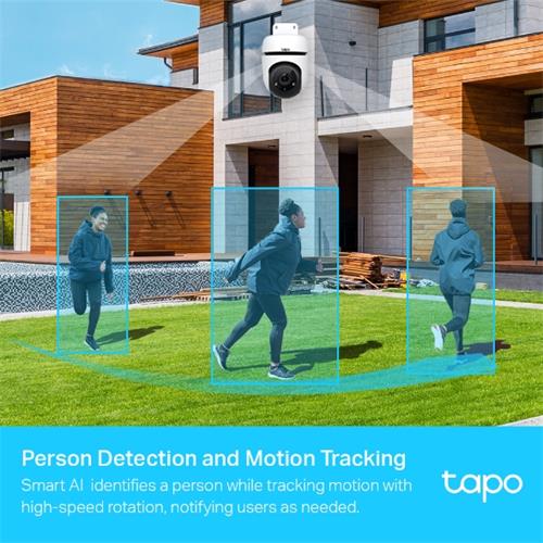 Tp-Link Cámara Vigilancia Exterior Wifi 1080P 360º IP65 (Tapo C500)