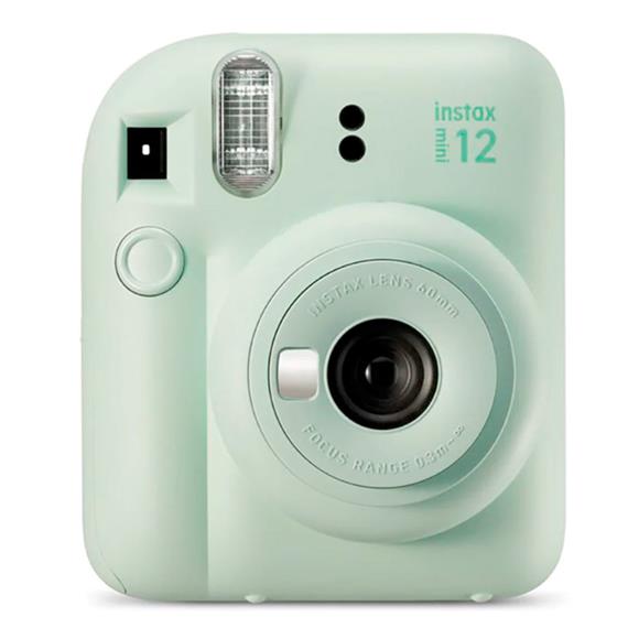 Fujifilm Instax Mini 12 Cámara Instantánea Mint Green + 10 Fotos y 3 Marcos