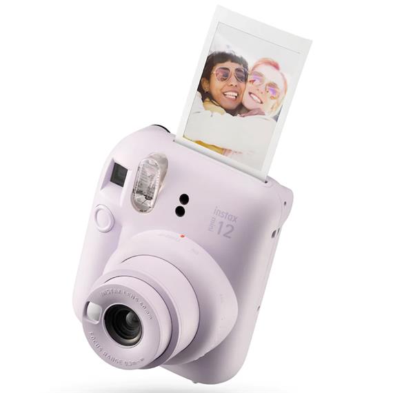 Fujifilm Instax Mini 12 Cámara Instantánea Lilac Purple + 10 Fotos y 3 Marcos