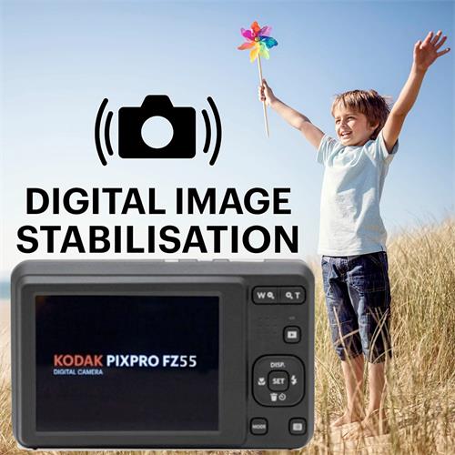 Kodak Pixpro FZ55 Cámara Digital 16 MPx con Batería de Litio Azul