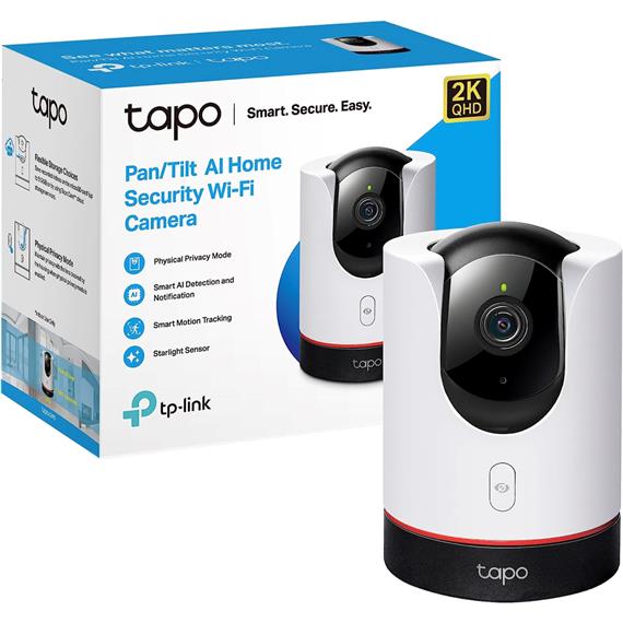 Tp-Link Tapo C225 Cámara Seguridad IP WIFI 360 2K QHD