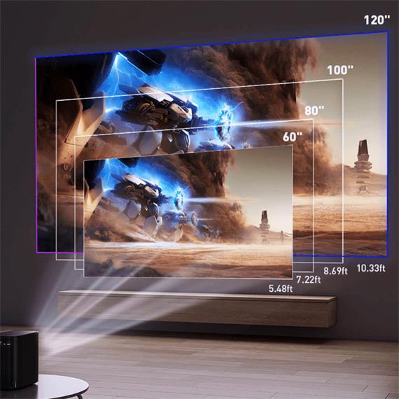 Emotn N1 Proyector Full HD con 500 lúmenes y licencia oficial Netflix