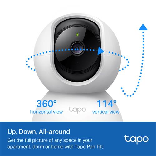 Tp-Link Cámara Wi-Fi Vigilancia 2K 360º  (Tapo TC71)