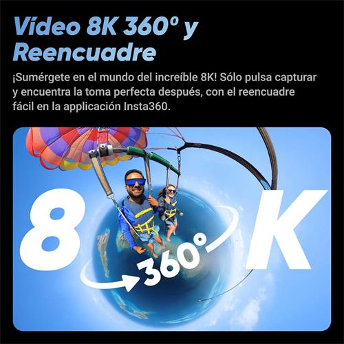Insta 360 X4 Cámara de Acción 360º 8K