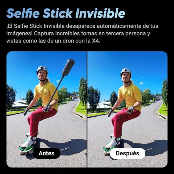 Insta 360 X4 Cámara de Acción 360º 8K