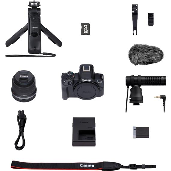 Canon EOS R50 + RF-S 18-45mm F4.5-6.3 IS STM Creator Kit