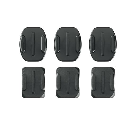GOPRO AACFT-001 SOPORTES ADHESIVOS CURVOS Y PLANOS