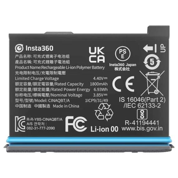 Insta 360 Batería X3 1800mAh