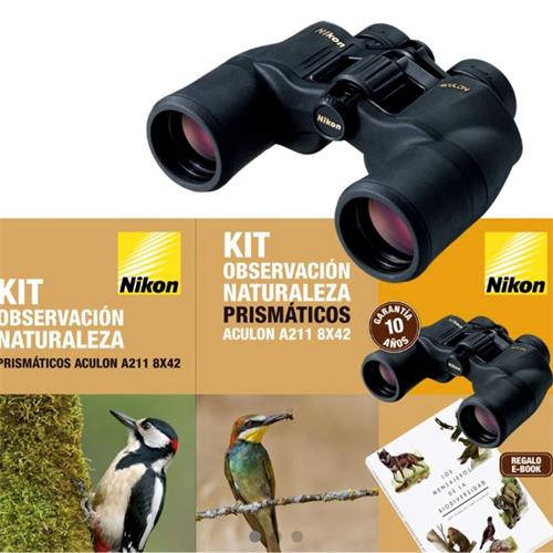 Nikon Aculon A211 8x42 Prismático Regalo E-Book