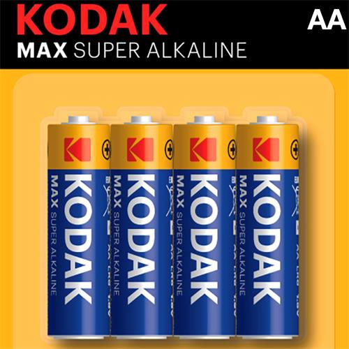 KODAK LR-06 AA MAX ALKALINA 4 UNDS (30952867)