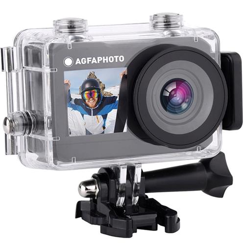 AGFA AC7000  WIFI 2.7K DUAL LCD Cámara de Acción Negra