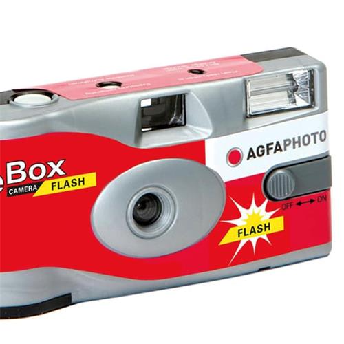 AGFA LeBox 400 Cámara Desechable 27 Fotos Flash