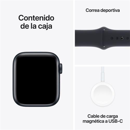 Apple Watch SE2 (2023) GPS 44mm Midnight Aluminium Case S/M Midnight (MRE73QH/A)